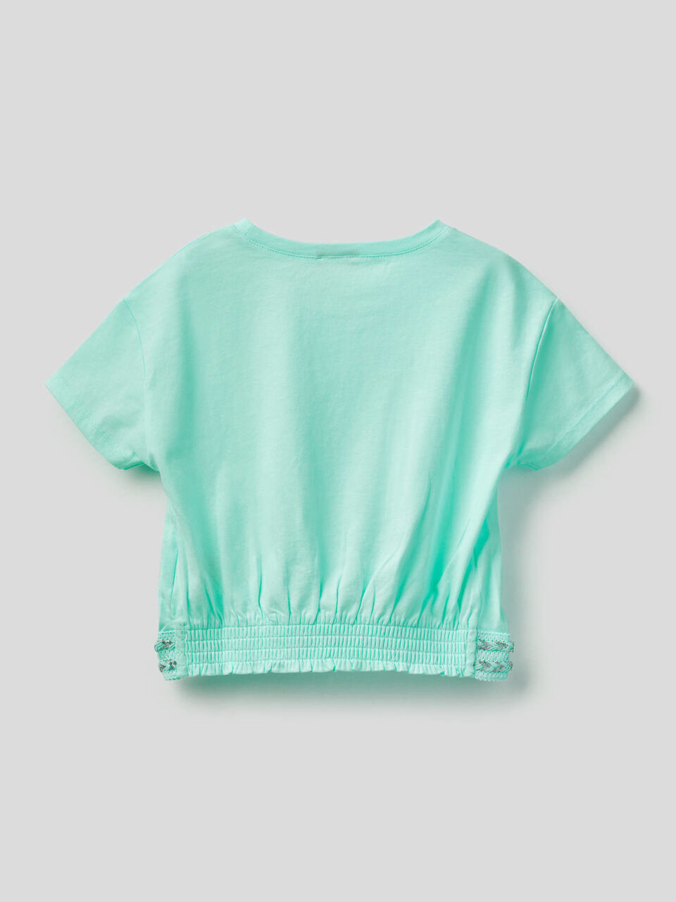 Cotton t-shirt with cropped pocket image number 2