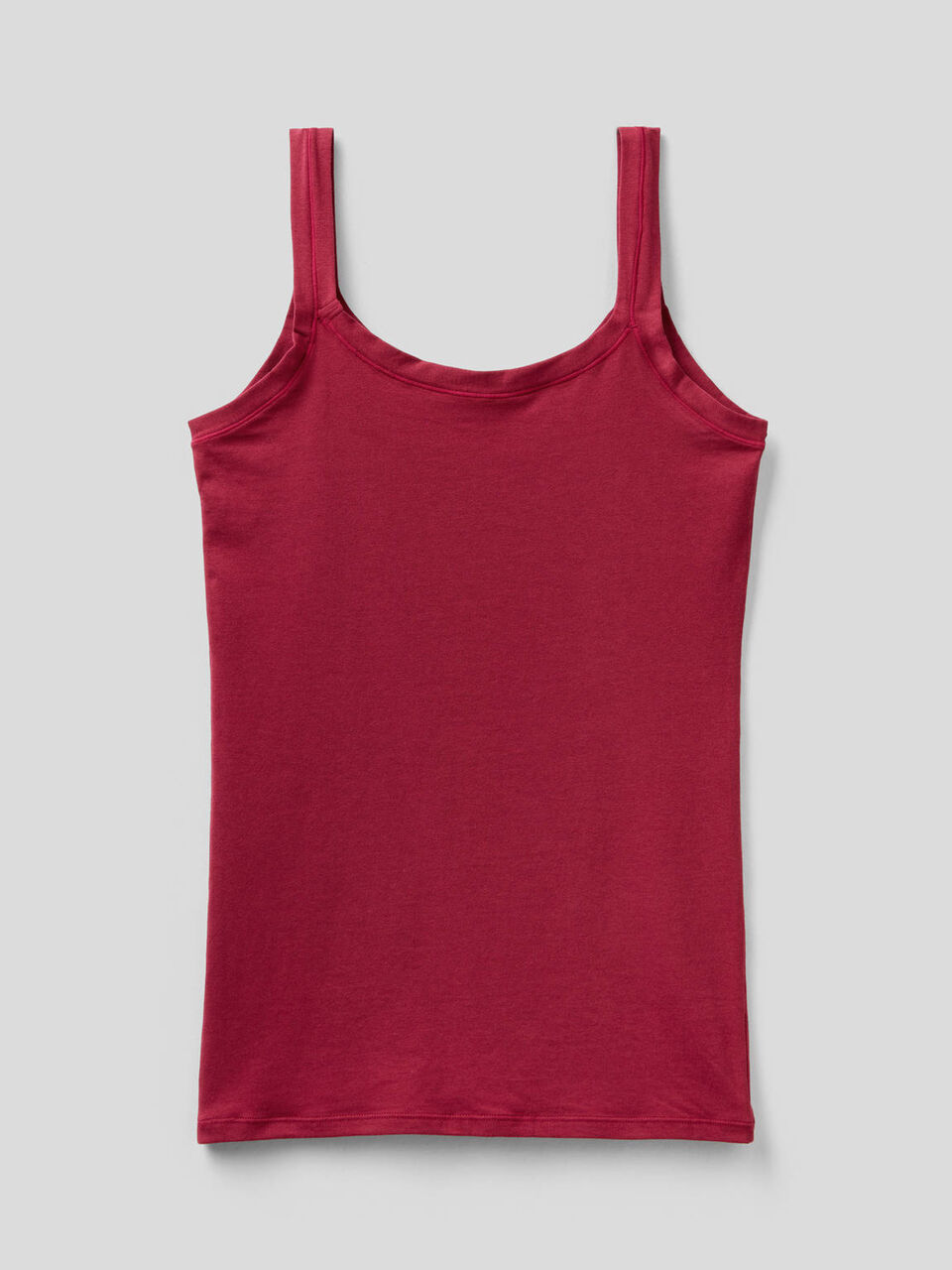 Tank top in super stretch organic cotton image number 2
