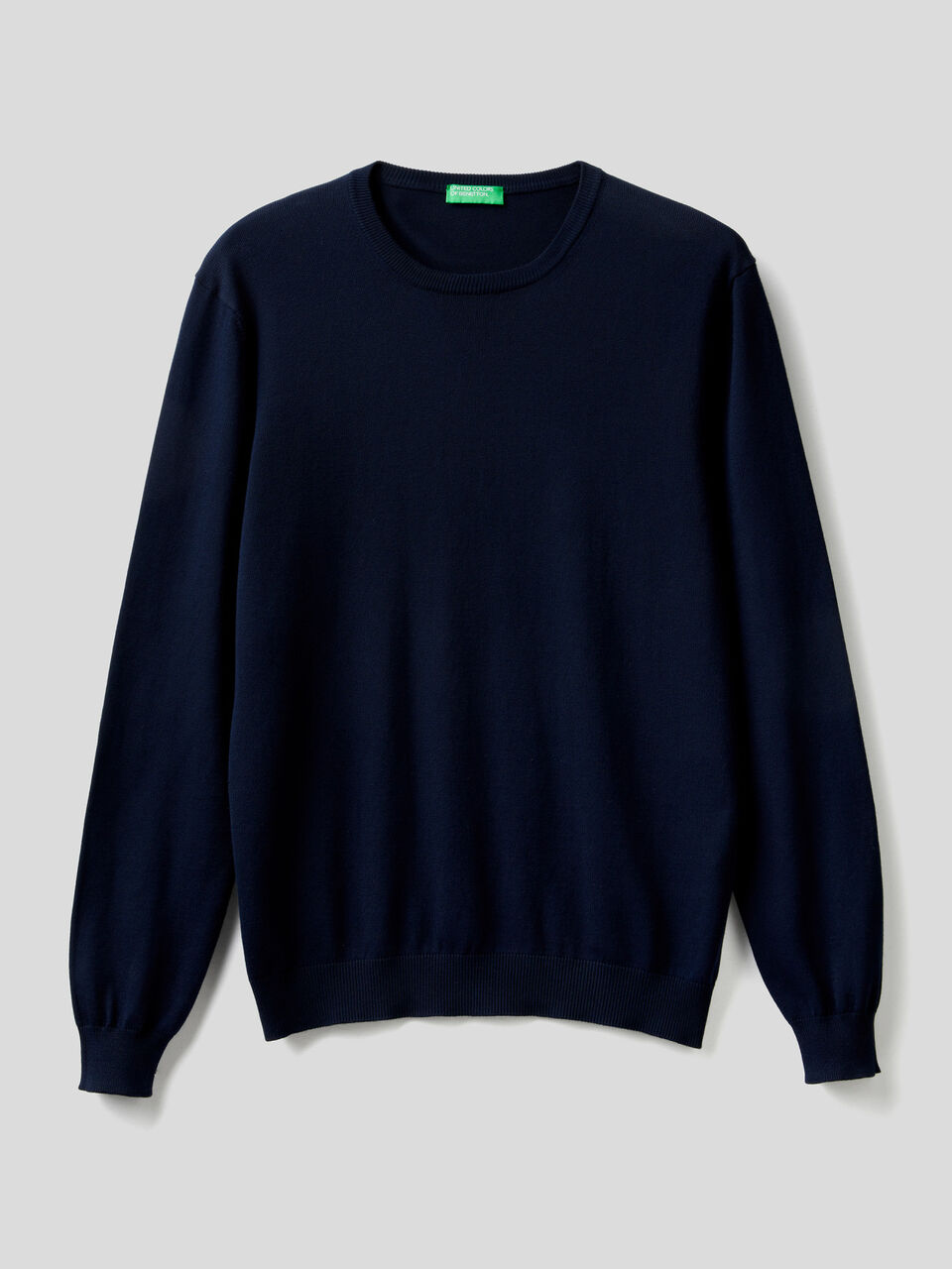 100% cotton crew neck sweater image number 1