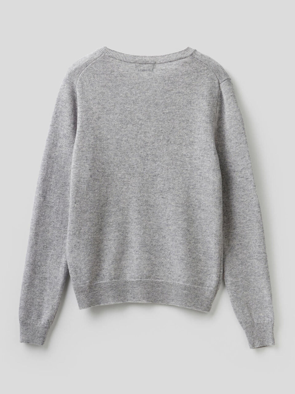 Crew neck sweater in pure virgin wool image number 2