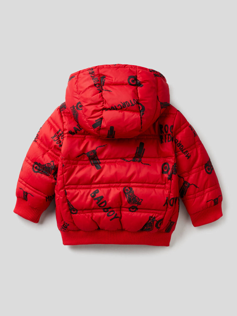 Patterned jacket with hood image number 2