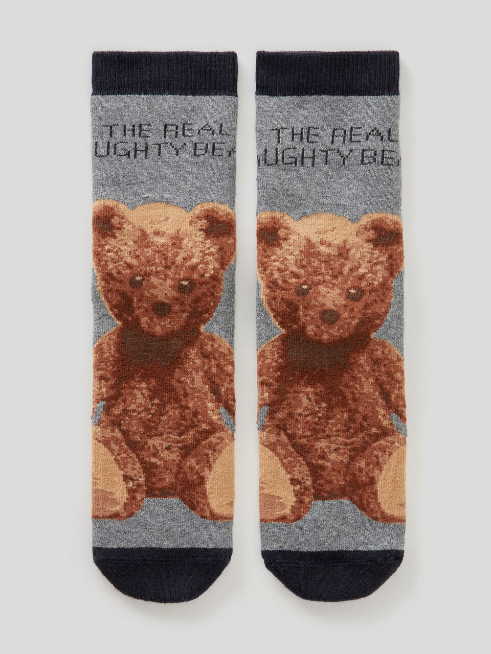 Non-slip terrycloth socks image number 1