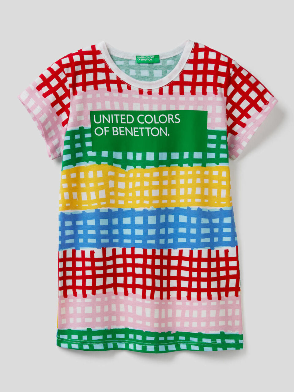 T-shirt with allover logo print image number 1