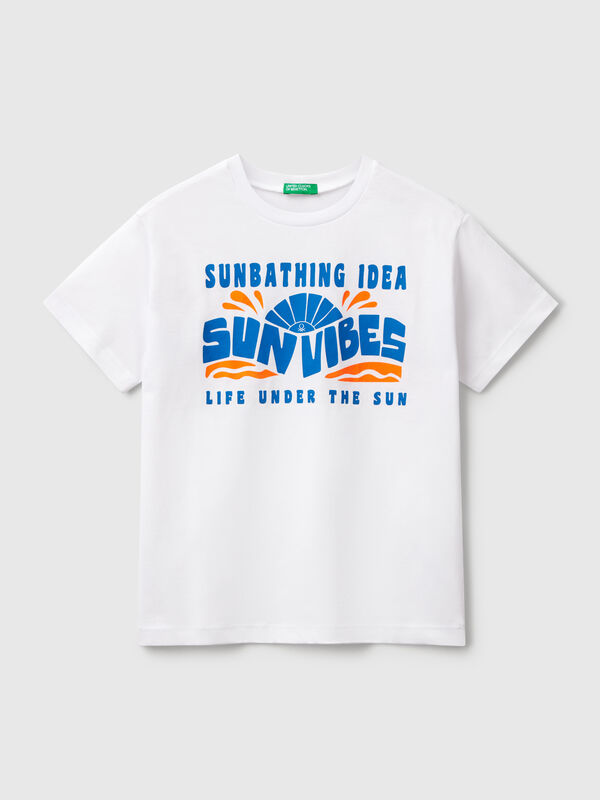 T-shirt with neon print Junior Boy