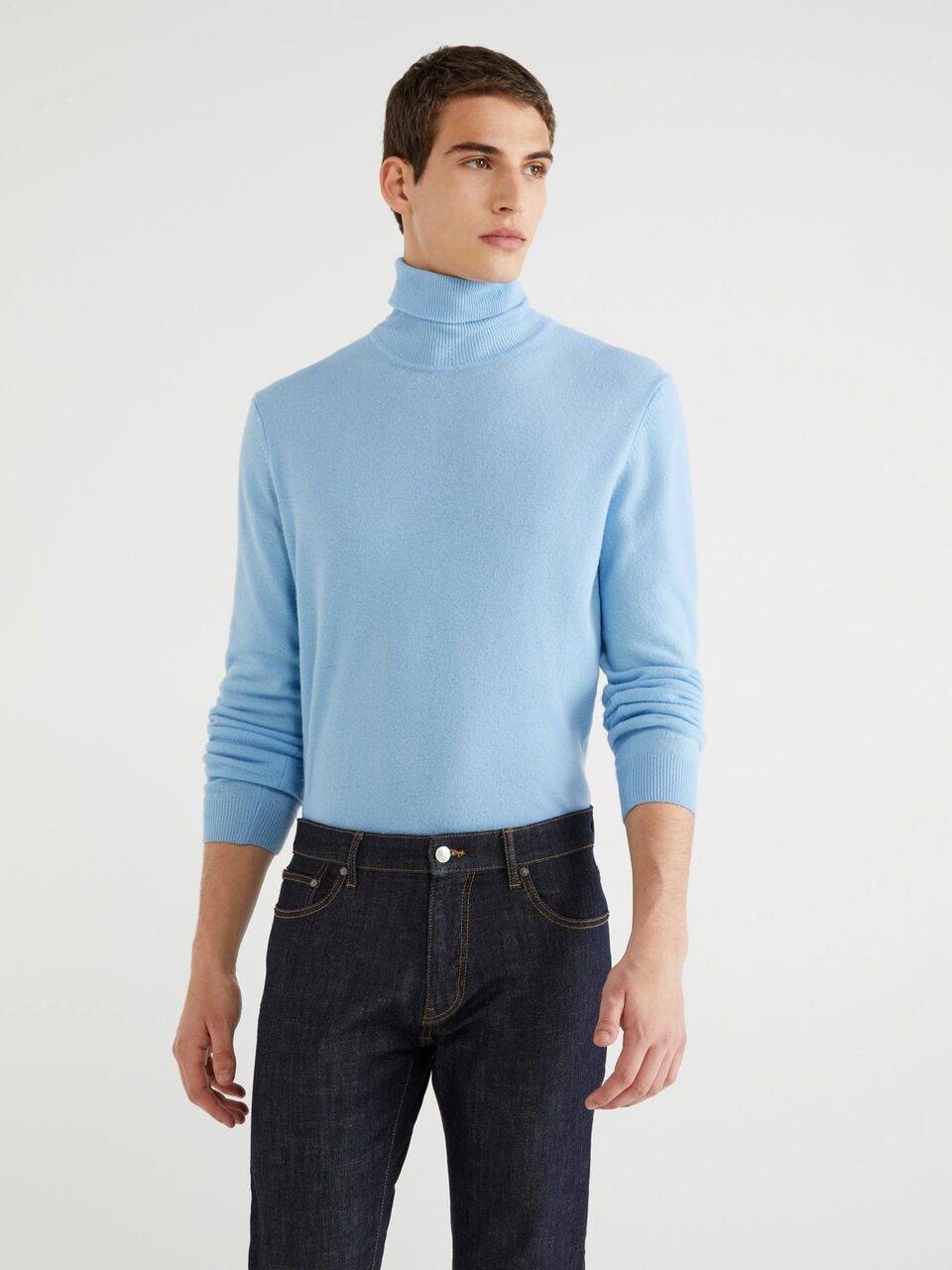 TURTLE NECK SWEATER Men image number null