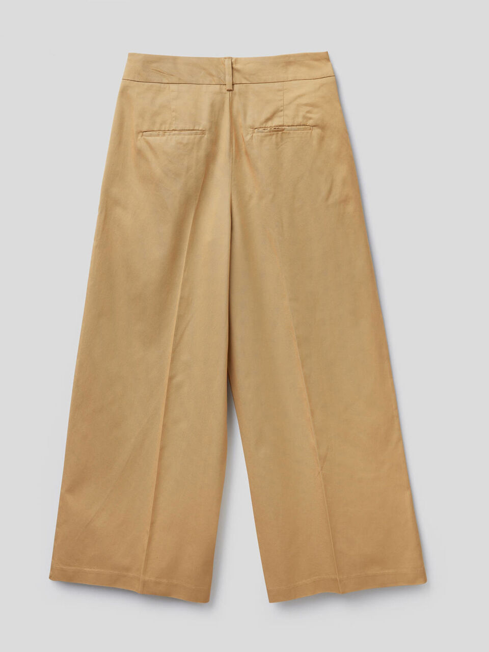 Wide leg trousers with pleats image number 2