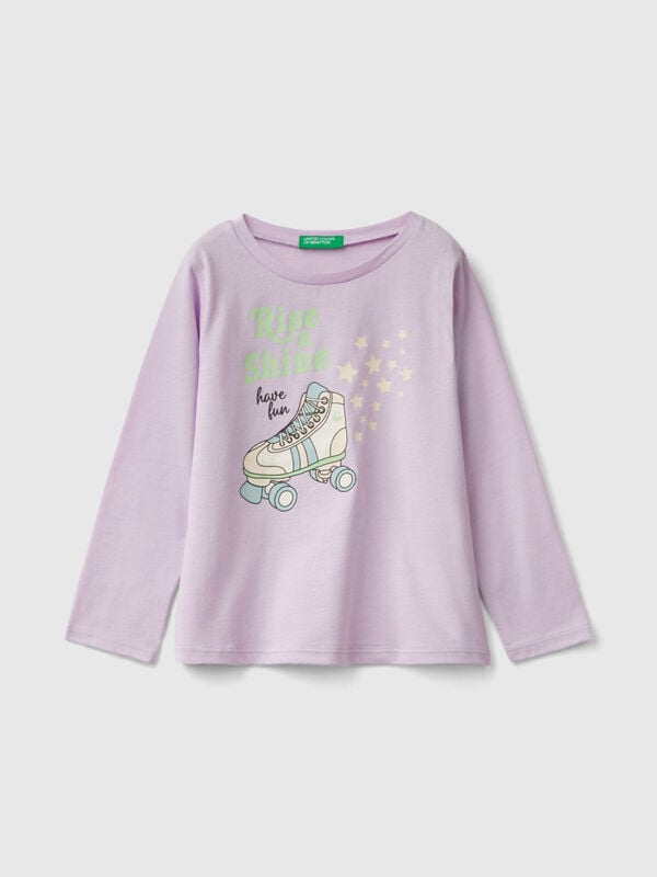 Regular fit t-shirt with print Junior Girl