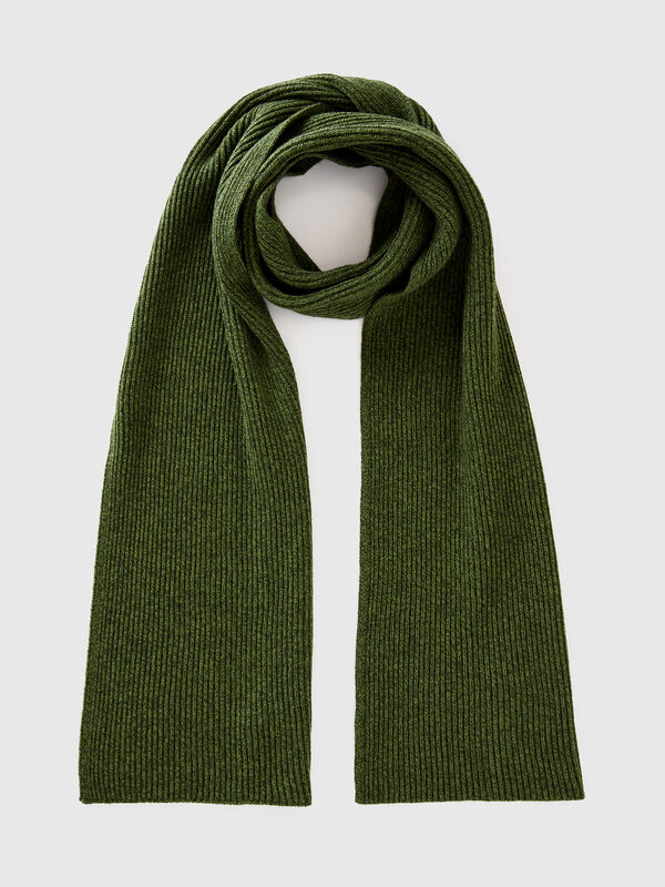 Scarf in wool and cashmere blend Men