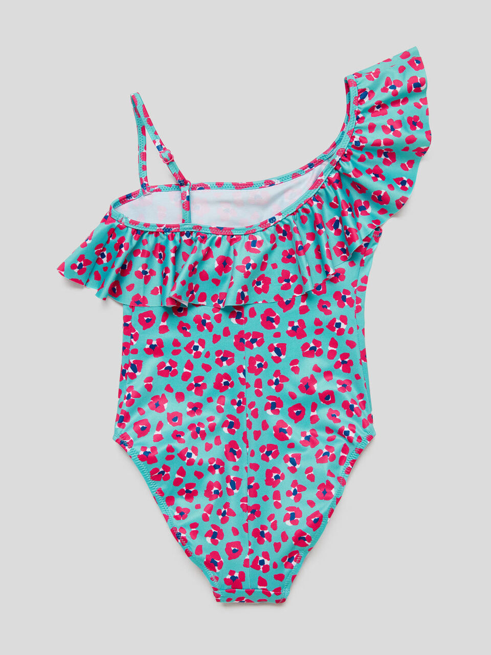 Floral one-piece one-shoulder swimsuit image number 2