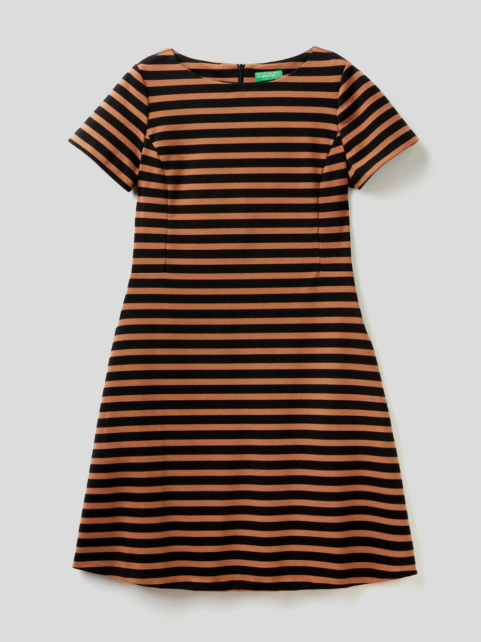 Dress in stretch cotton blend image number 1