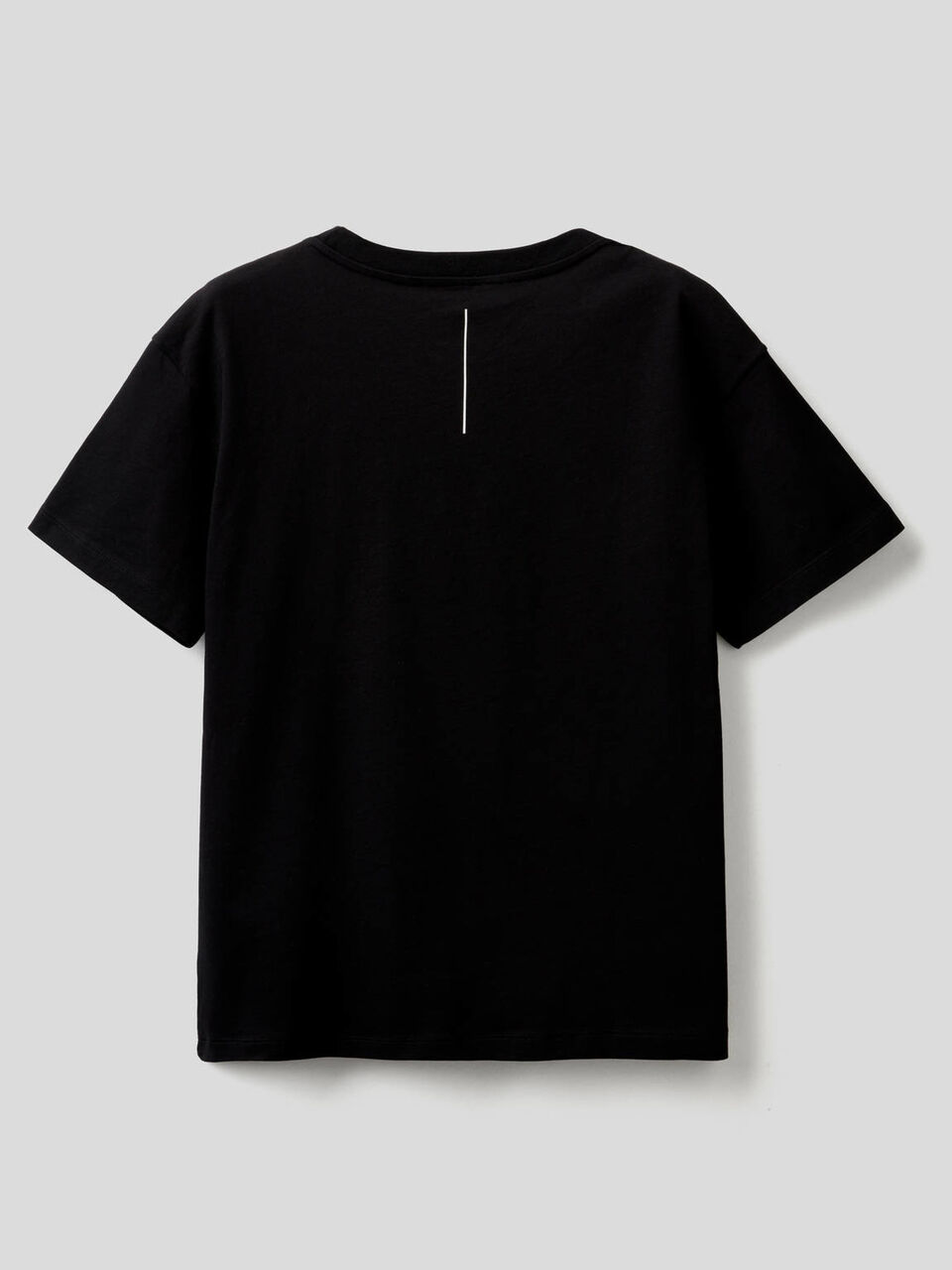 100% cotton t-shirt with slogan print image number 2