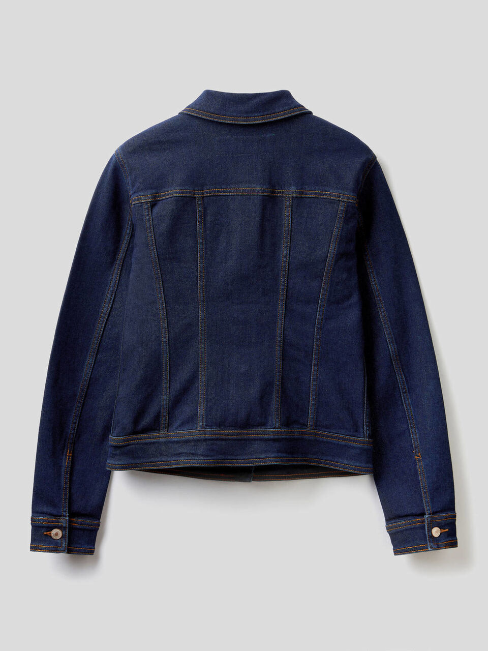Waisted denim jacket image number 2