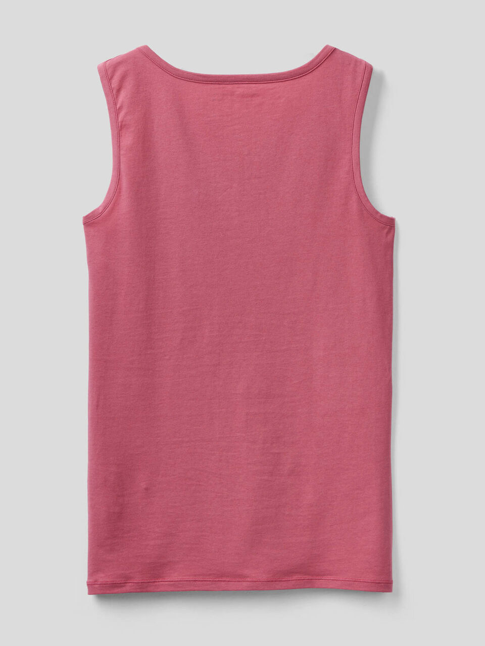Tank top with V-neck in lace image number 2