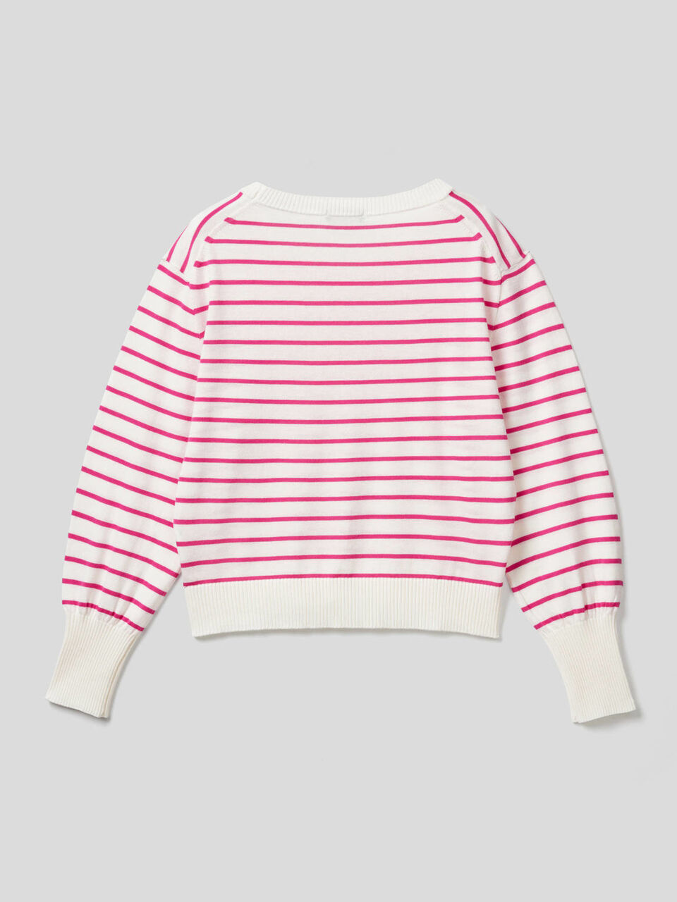 Sweater with puff sleeve image number 2