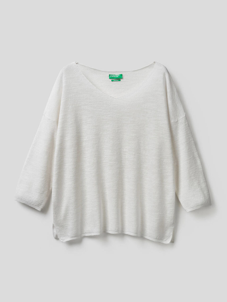 Sweater with 3/4 sleeves image number 1