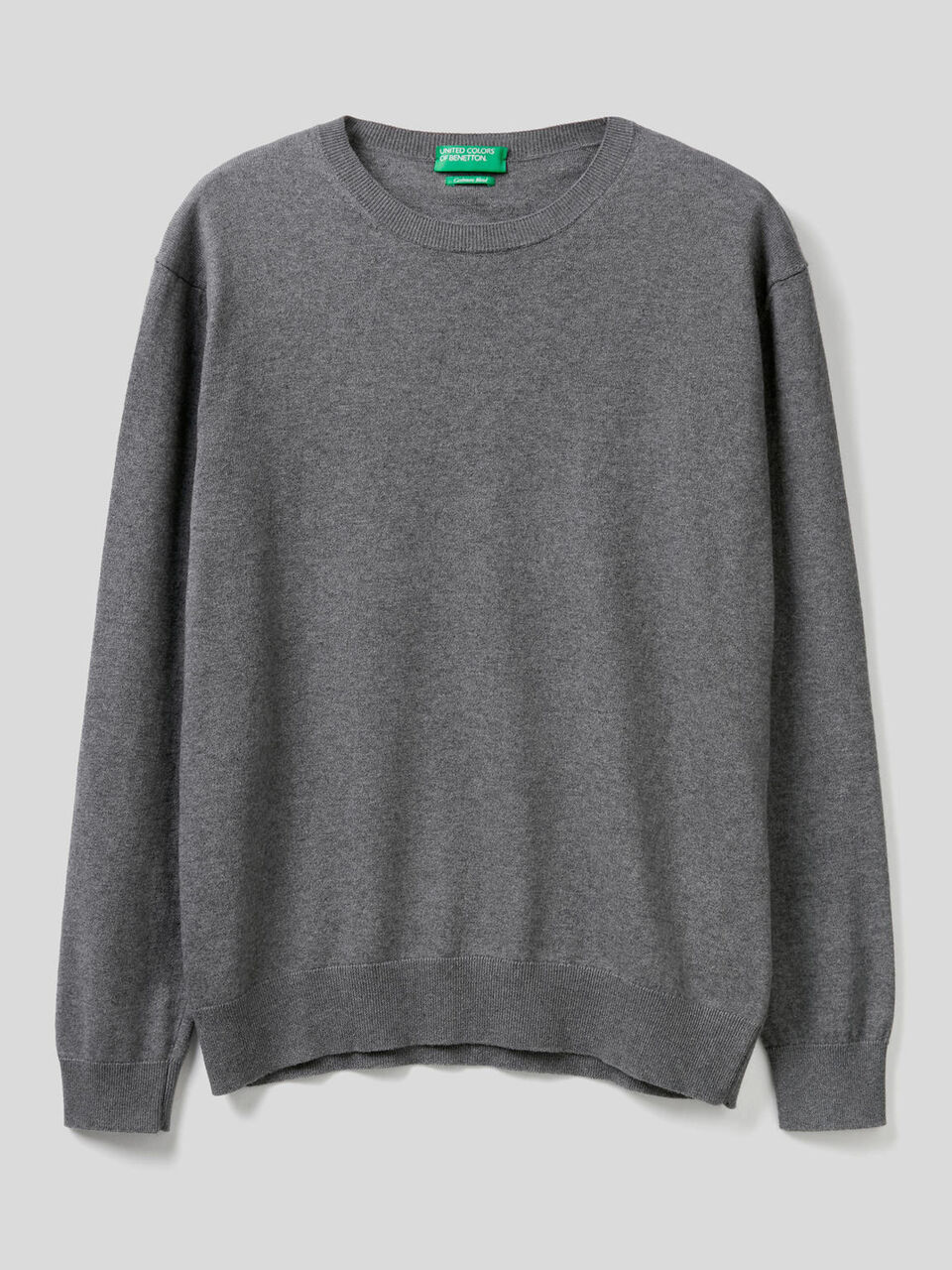 Sweater in cashmere and cotton blend Men image number 1