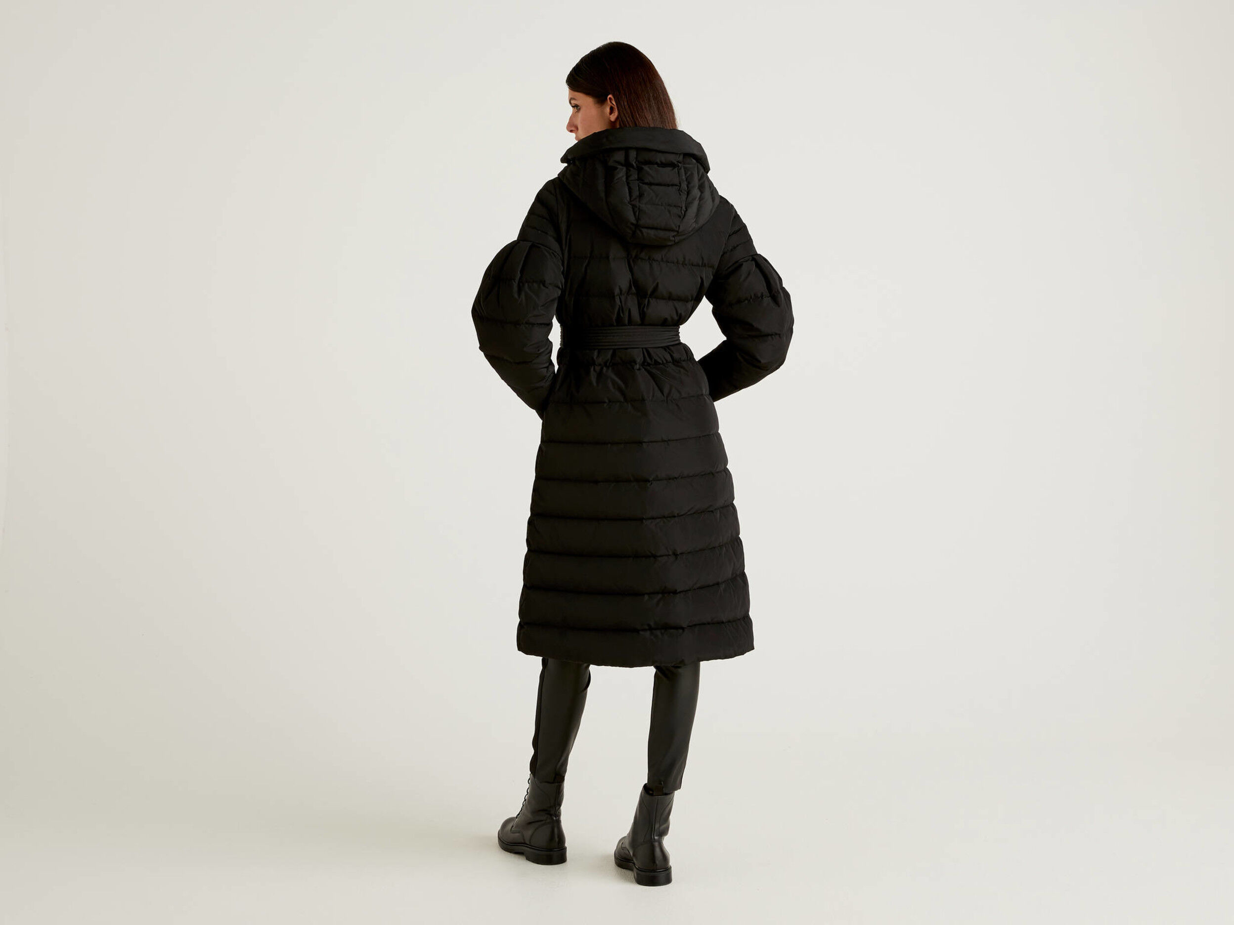 full length padded coat