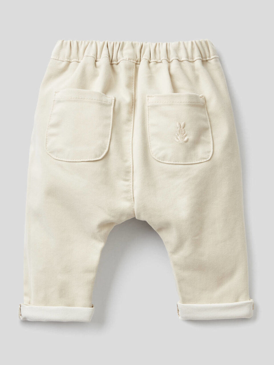 Trousers in stretch cotton blend image number 2