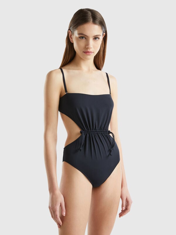 One-piece cut out swimsuit in ECONYL® Women