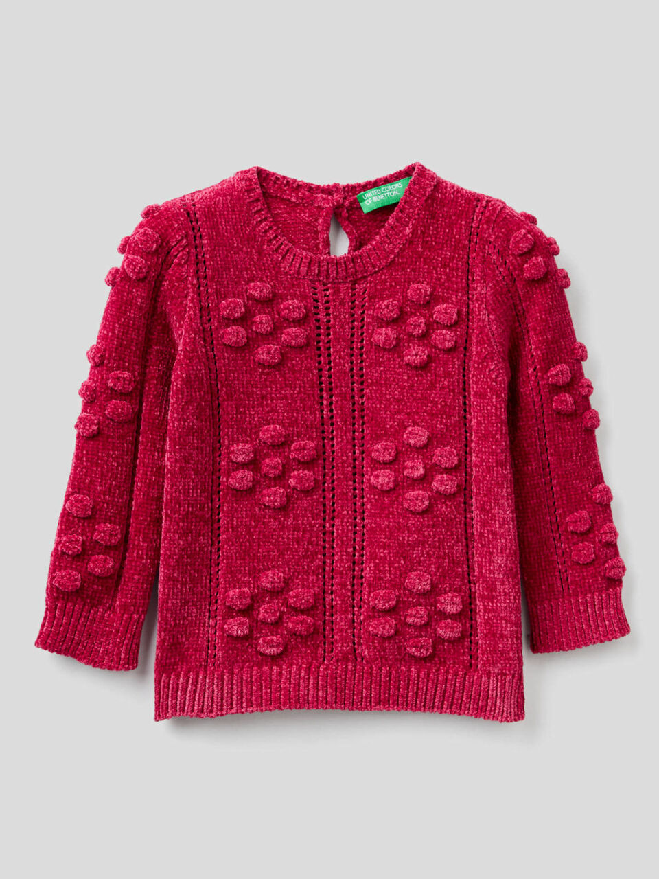 Knit chenille sweater image number 1