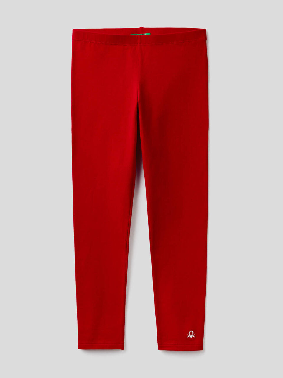Stretch cotton leggings image number 1