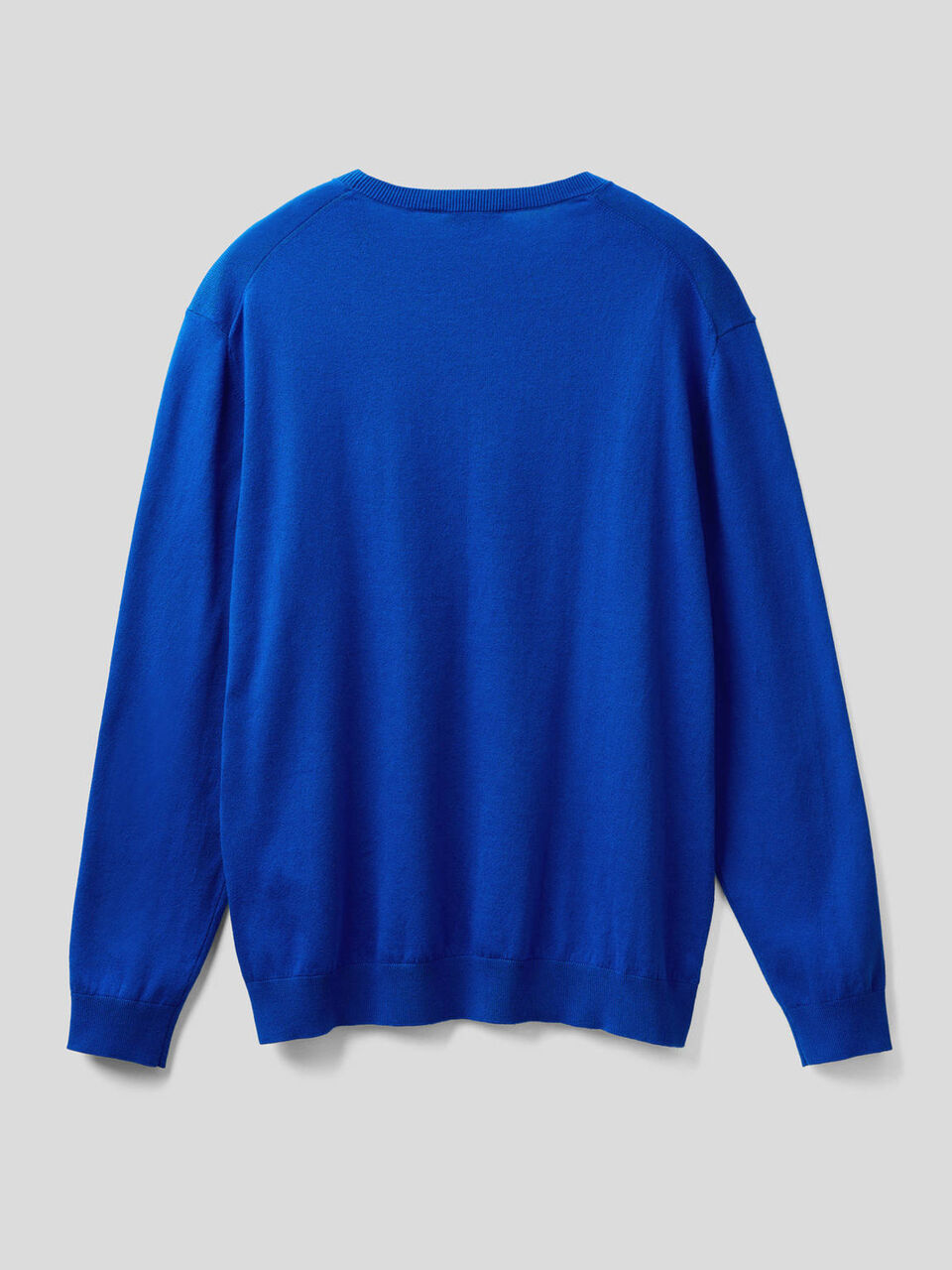 Crew neck sweater in cotton blend image number 2