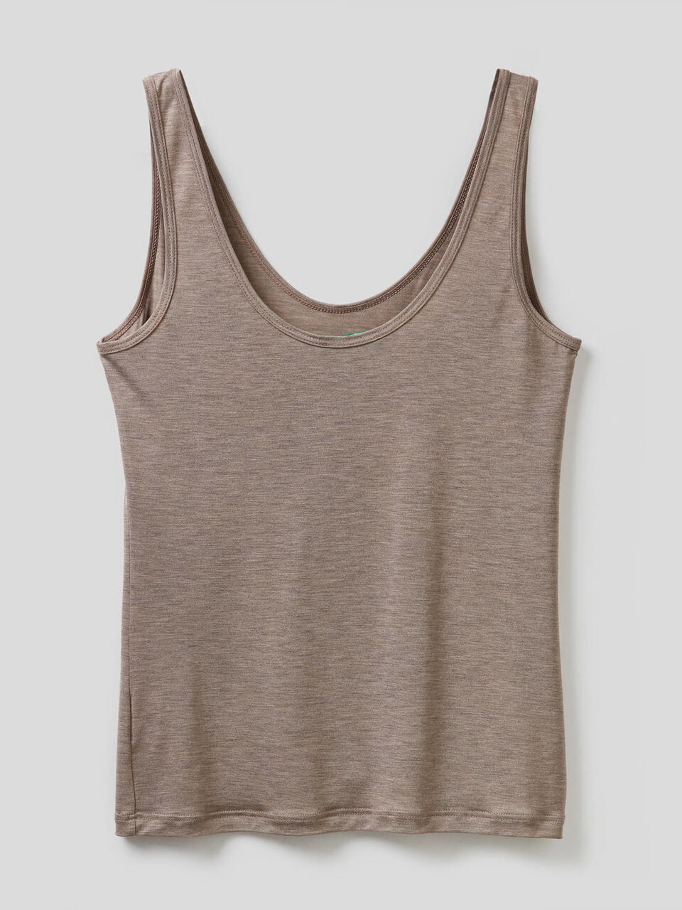 Tank top with round neck image number 2