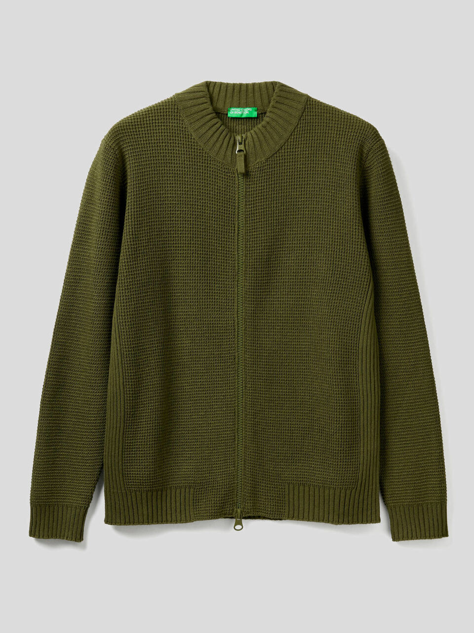Cardigan with zip opening image number 1