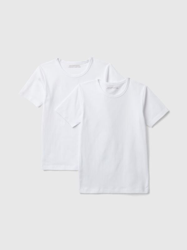 Two t-shirts in stretch cotton Junior Boy