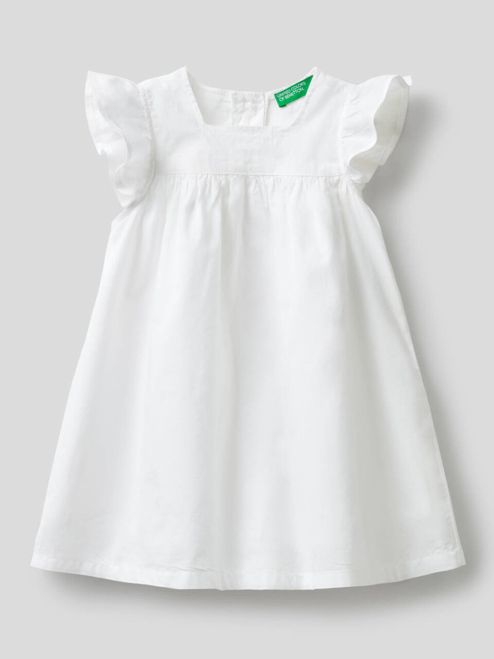 Wide dress in 100% cotton image number 1