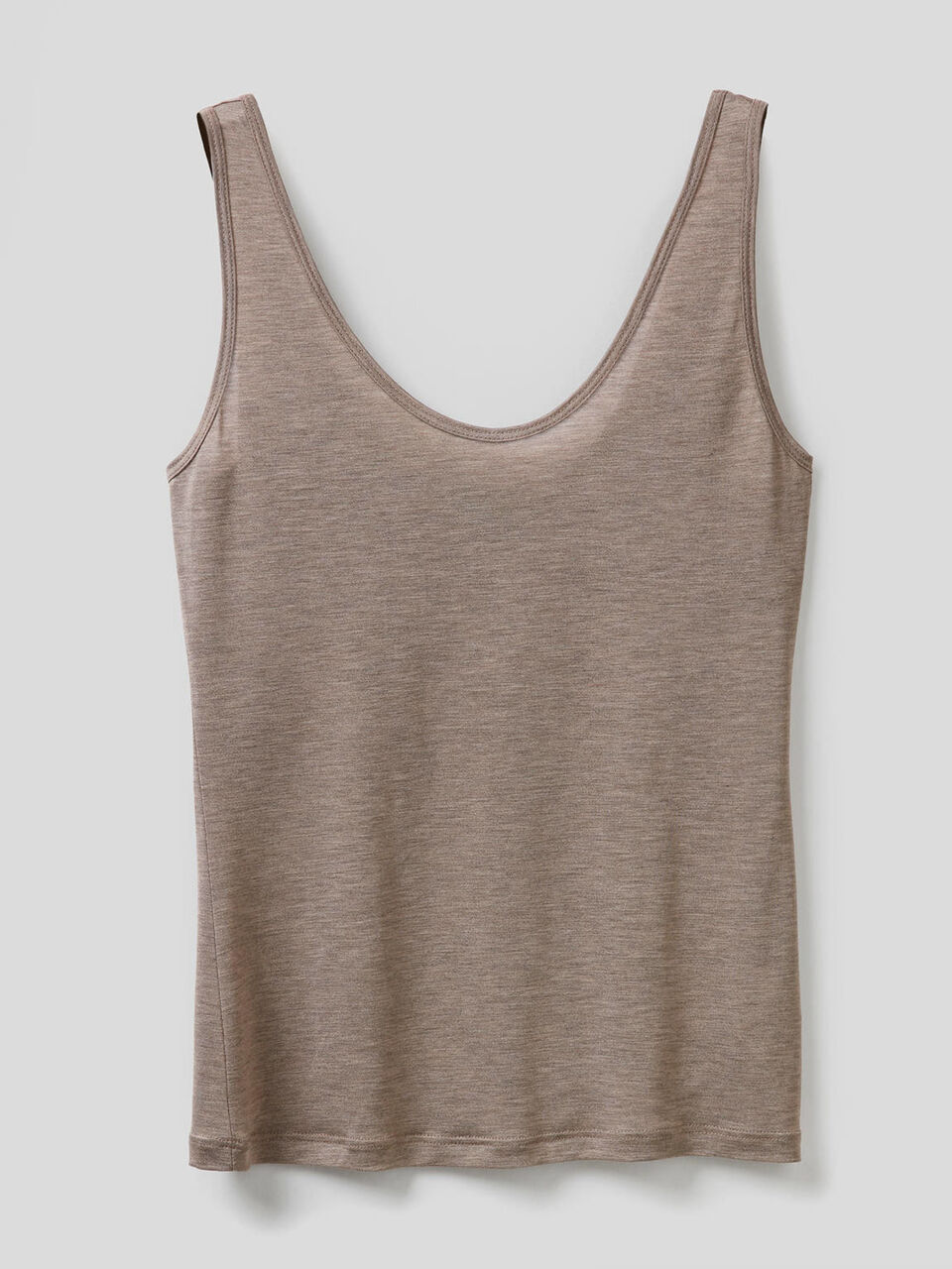 Tank top with round neck image number 1