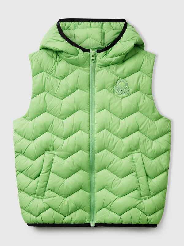Padded vest with hood Junior Boy