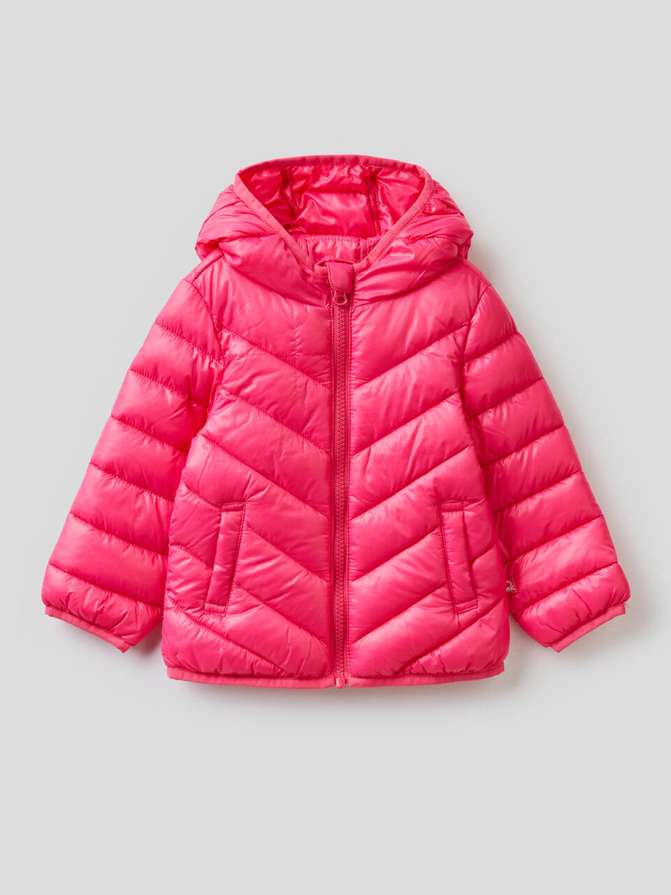 Zip-up quilted jacket image number 1