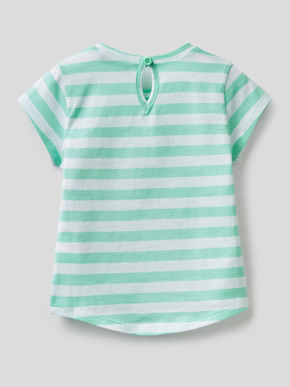 Striped t-shirt in 100% cotton image number 2