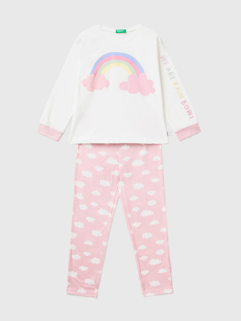 Pyjamas with glittery print