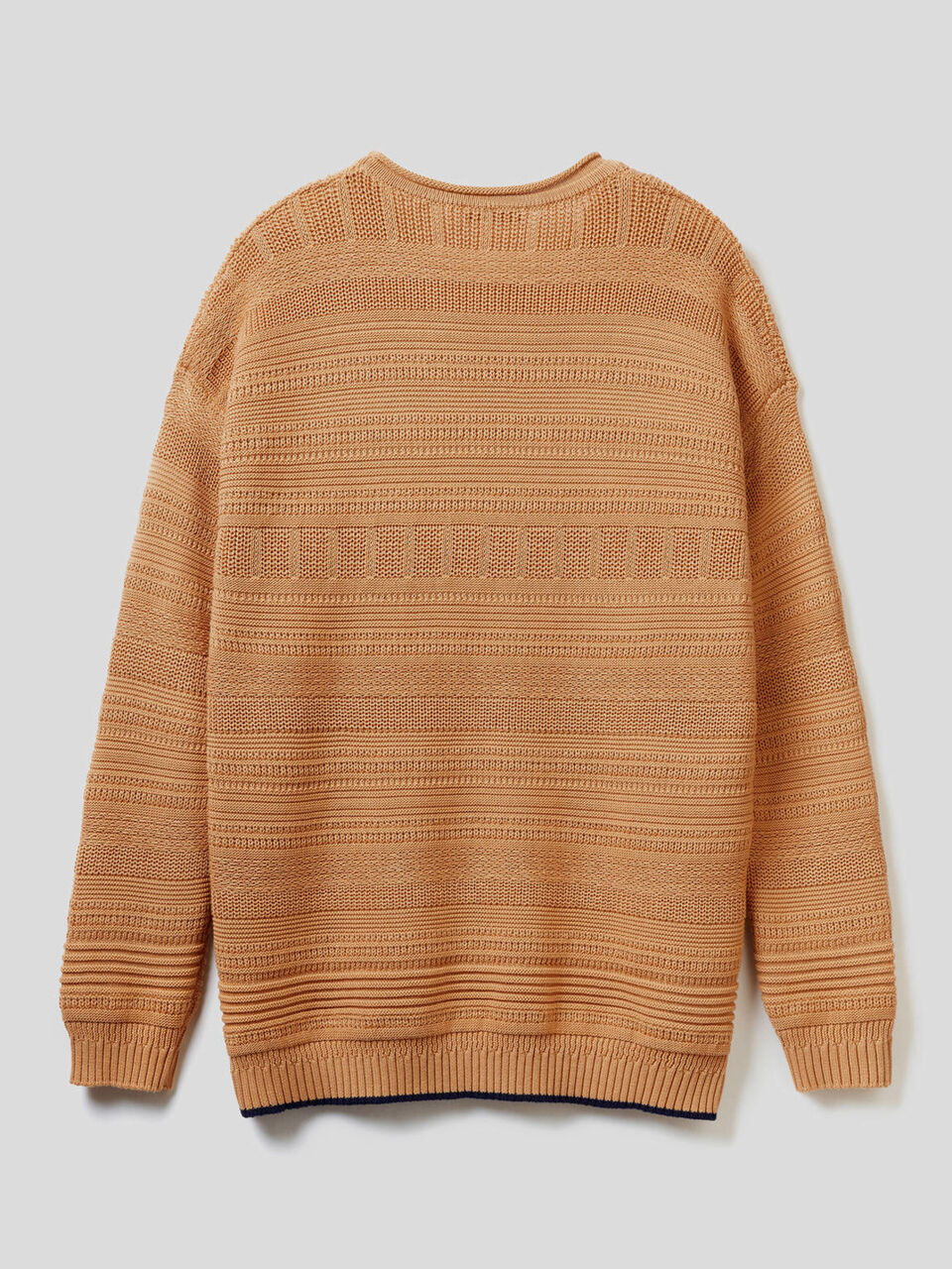 Knit sweater in 100% cotton image number 2