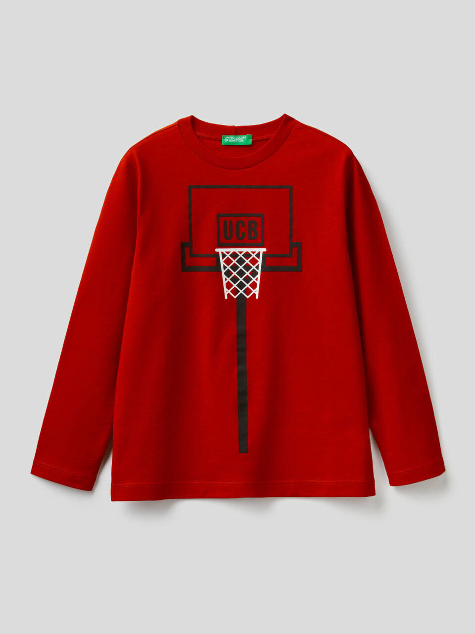 Long sleeve organic cotton t-shirt image number 1