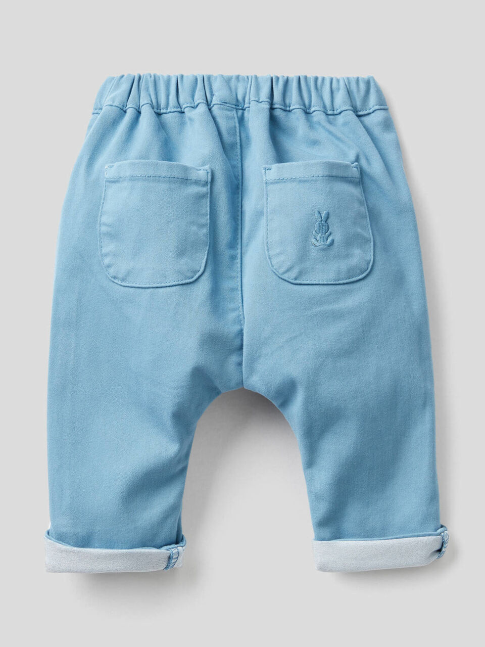 Trousers in stretch cotton blend image number 2