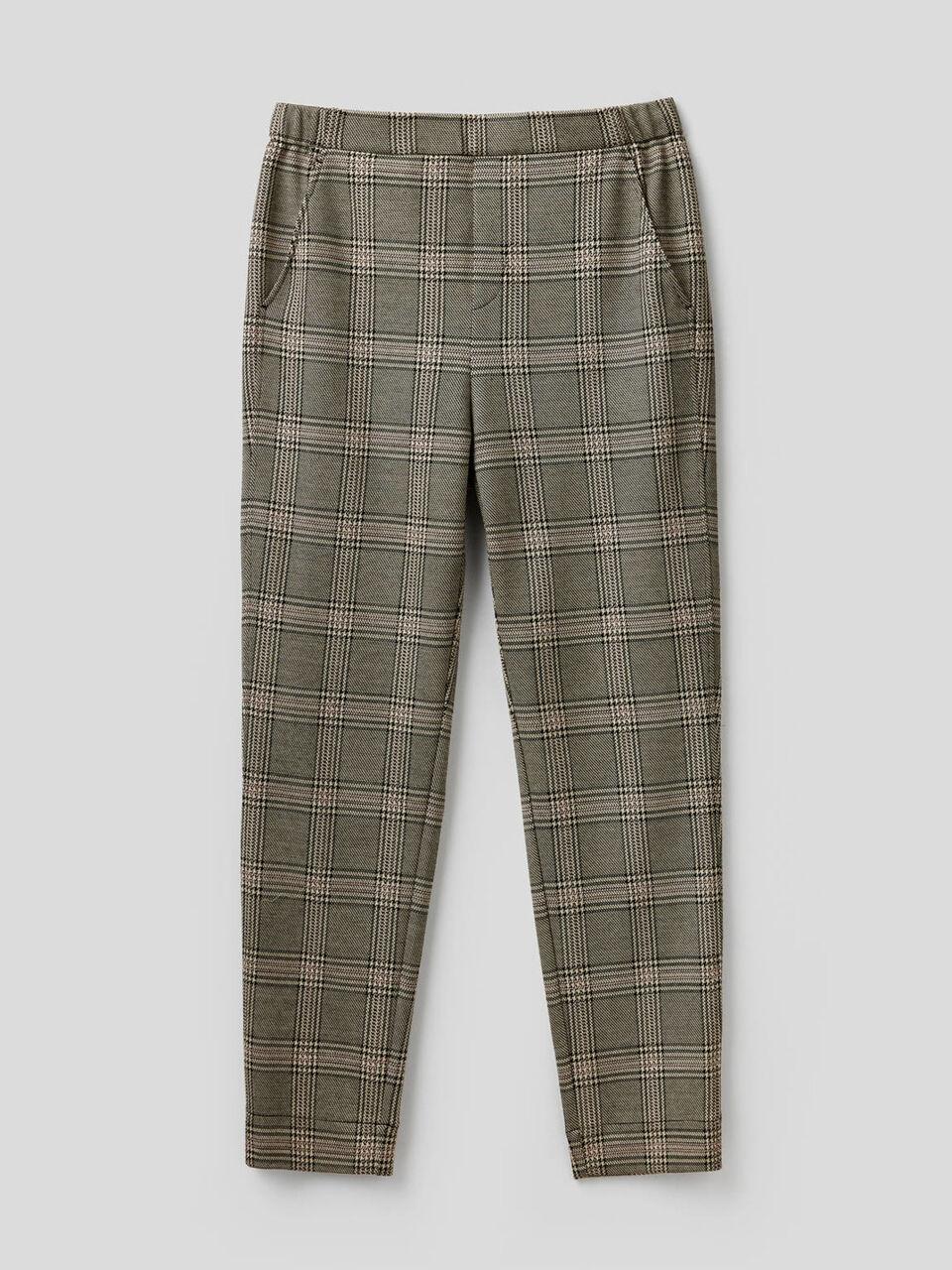 Patterned Prince of Wales trousers image number 1