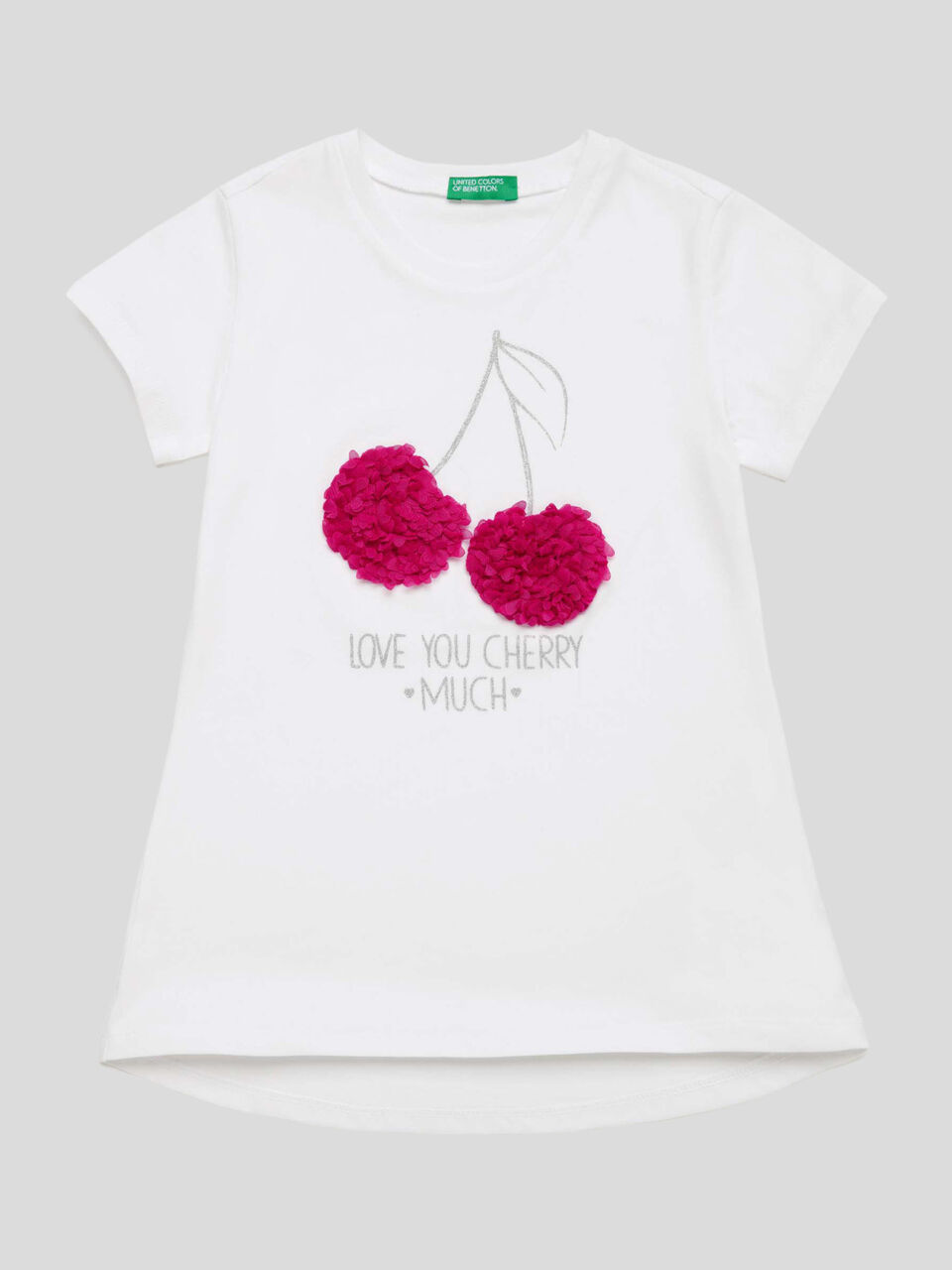 T-shirt with print and embroidery image number 1