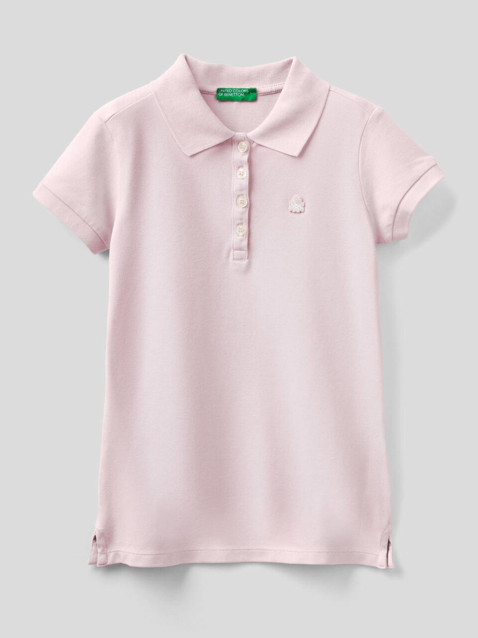 Stretch cotton polo image number 1