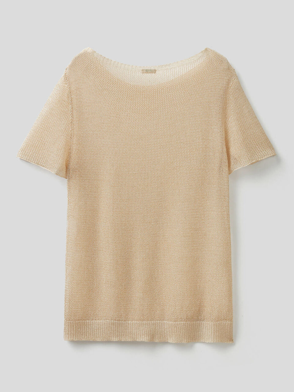 Mesh sweater with lurex image number 2
