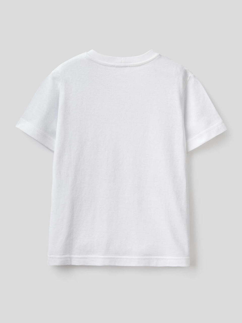 T-shirt with printed mesh insert image number 2