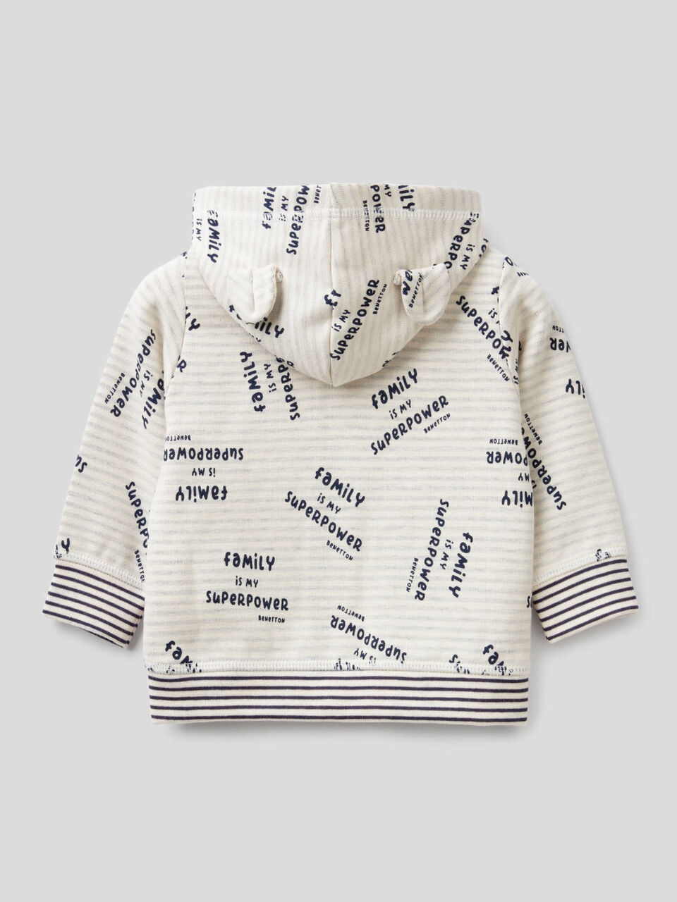 Hoodie in stretch organic cotton image number 2