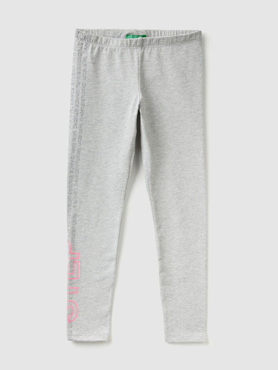 Leggings with glittery and neon print image number 1