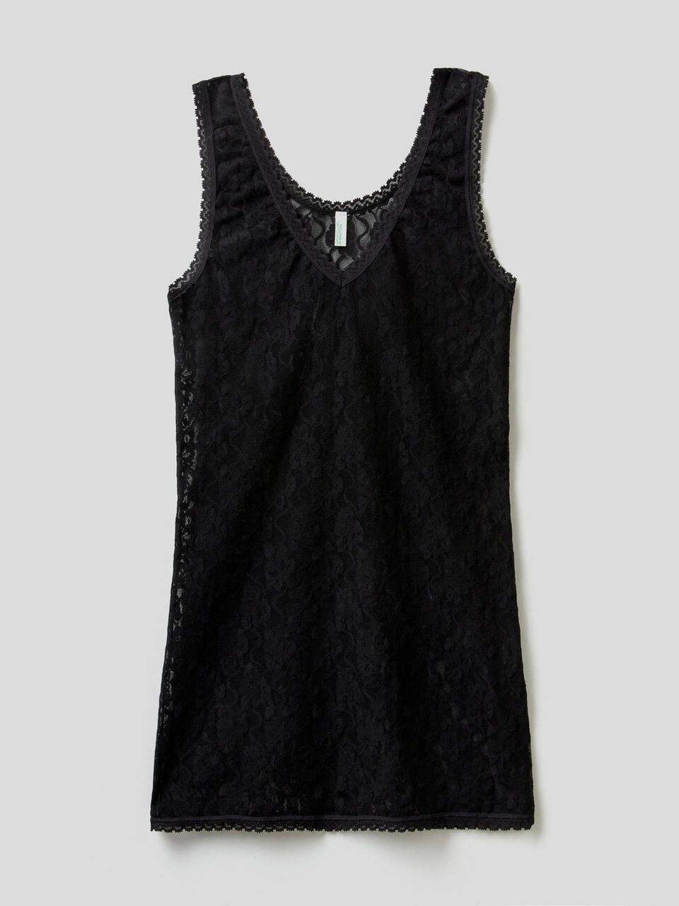 Stretch lace tank top image number null