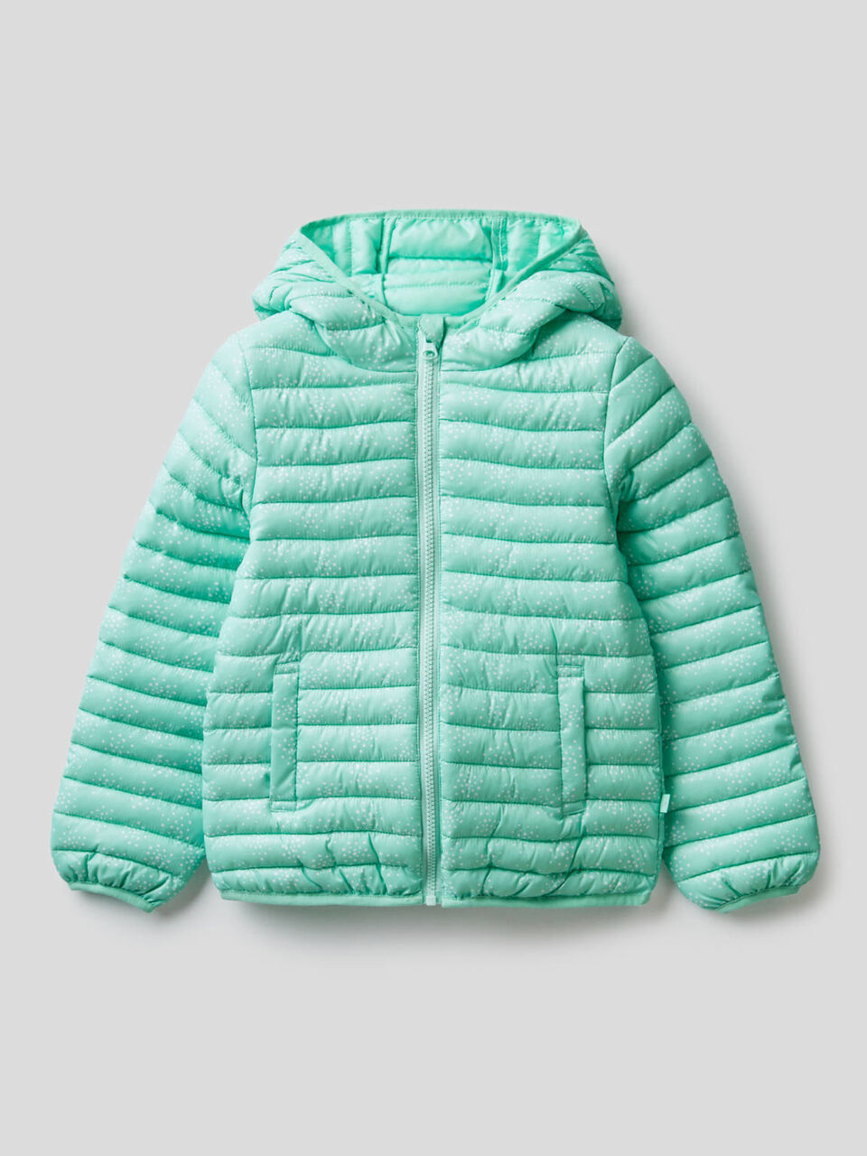 Jacket with zipper and hood image number 1