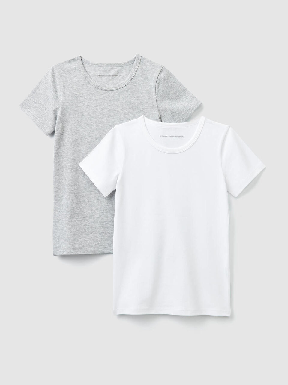 Two t-shirts in stretch cotton image number 1