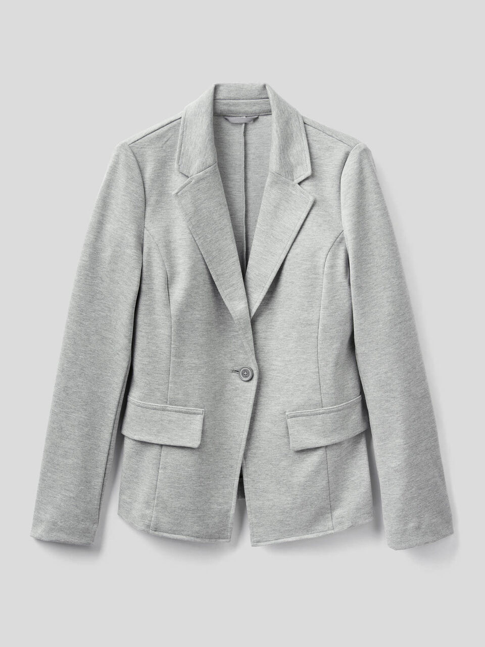 Blazer in stretch cotton blend image number 1