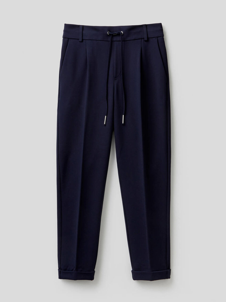 Trousers with drawstring and cuff image number 1